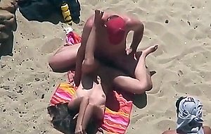 Beach voyeur, mature couples have sex 3