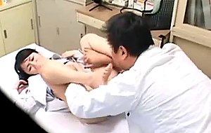 Spycam perverted doctor uses young patient
