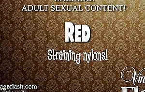 Red - straining nylons !720p