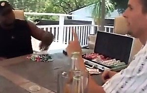Guy bets that whoever wins this poker game fucks his wife & loses
