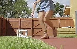 Her drone shows her how huge her neighbors cock is and she cant resist it