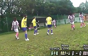 Subtitled enf cmnf japanese nudist soccer penalty game hd