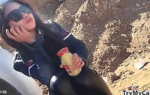 Asian outdoor fuck at trymycam